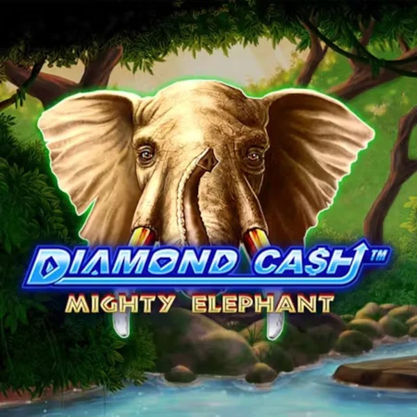 Diamond Cash Mighty Elephant online game logo by Greentube on spinhero.eu