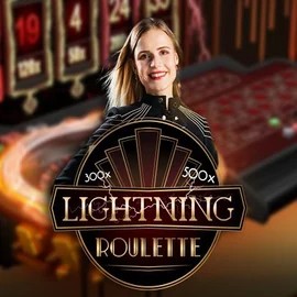 Lightning Roulette slot icon by Evolution, available at Herospin Casino