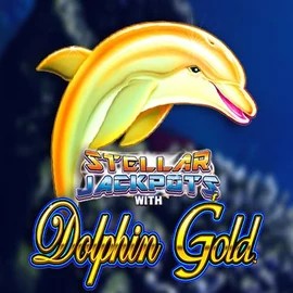 Dolphin Gold with Stellar Jackpots slot logo by Lightning Box Game at Herospin CasinoDolphin Gold with Stellar Jackpots